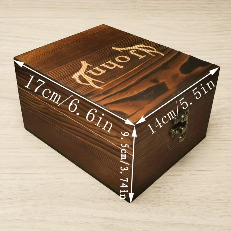 Custom Carved Whiskey Cup Set，with Stones and Wooden Box - Perfect Gift for Men，Suitable for Dad、Boyfriend- Reusable