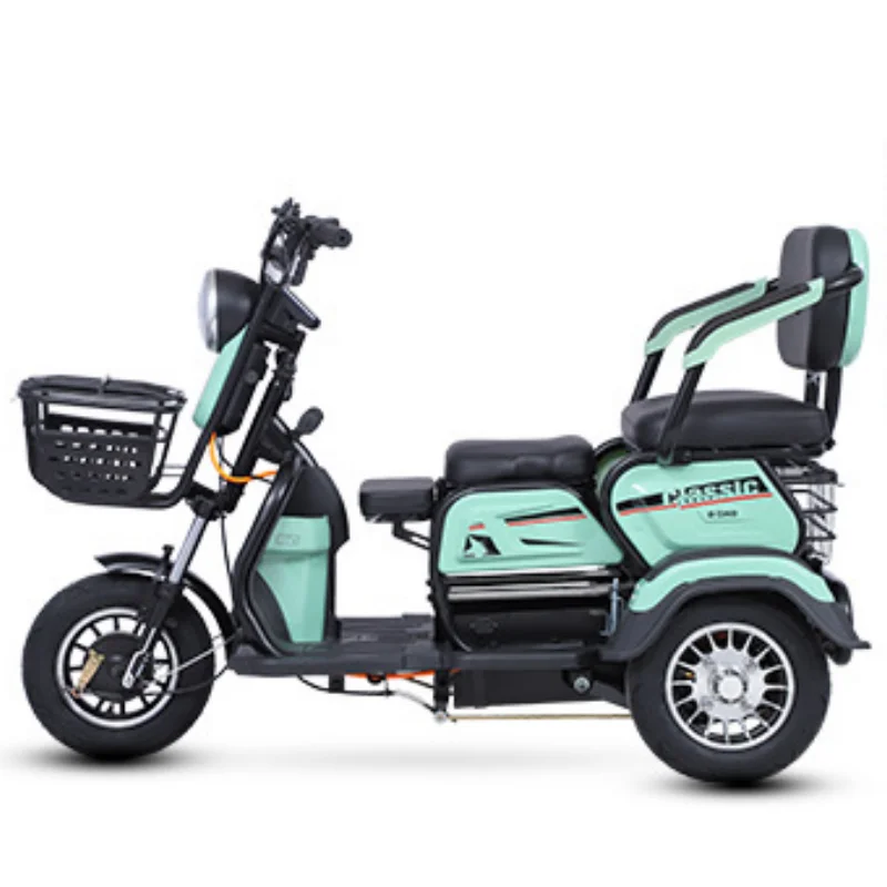 3 Wheel Mobility Scooter for Adult 1000W 60V Powerful Family Small Electric Tricycle For Senior Children Men Women Red Green