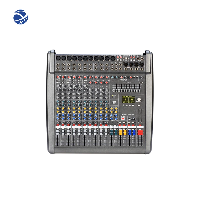 Factory sale PM1000-3 Double DSP effector stage controller Mixing Console Audio Sound Mixer speaker mixer