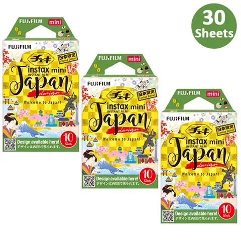 Nieuwe Instax Mini Japan Film 10-30 Bladen Voor Fujifillm Instant Mini 12 11, 9, 8, 7S Camera Voor SP-1/2 Printer (Vervaldatum: 2024)