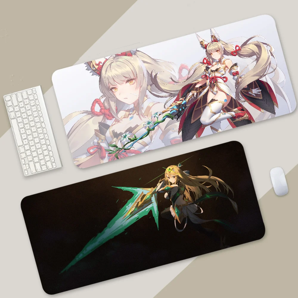 X-Xenoblade Chronicles 2 Mousepad Mousepad Large Gaming Mouse Pad LockEdge Thickened Computer Keyboard Table Desk Mat