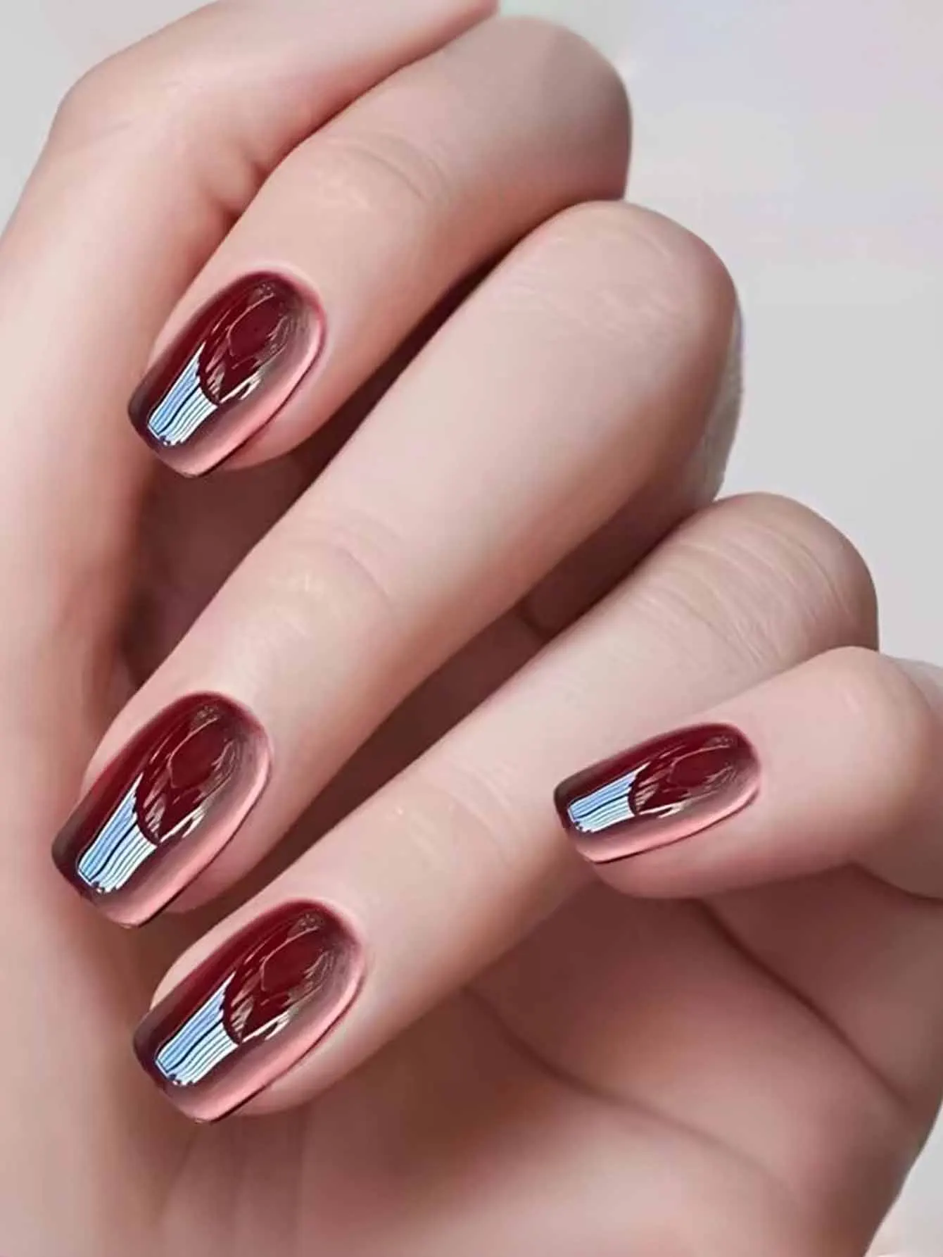 1 unidad de esmalte de uñas en Gel de ojo de gato Tango borracho de 12ML 2025 Otoño e Invierno superventas espejo Borgoña cuentas de vidrio suministros para decoración de uñas