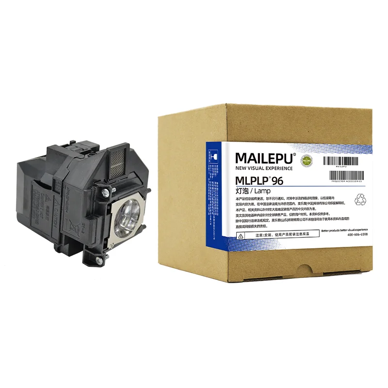 

Mailpu MLPLP96 Replacement Projection Lamp for epson ELPLP78 ELPLP88 ELPLP96 ELPLP97 EB-520 EB-525W EB-526Wi Original packaging
