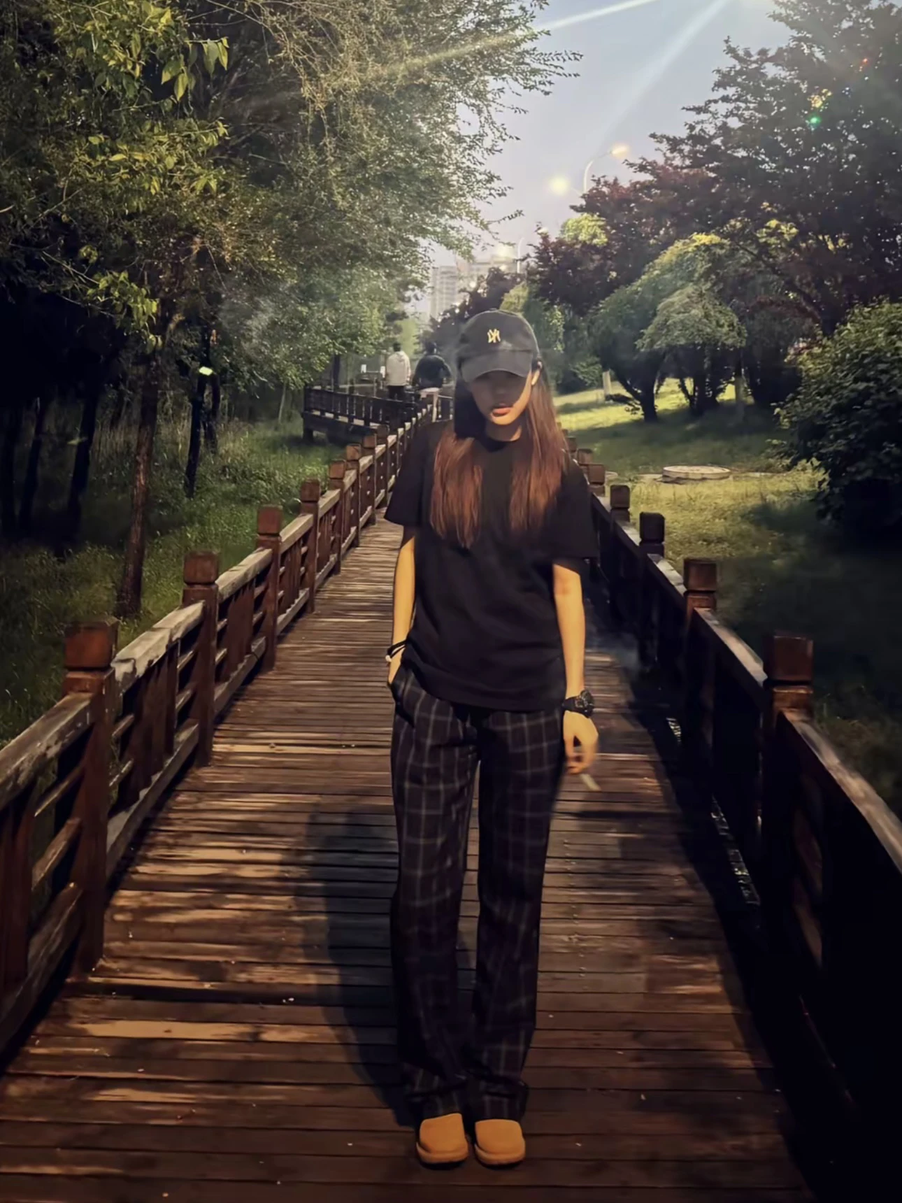 American Sle Plaid Pants Men Women Vintage High Street Straight Leg Lazy Flared Long Legs Casual Long Trousers