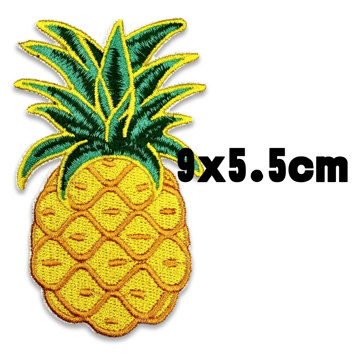 10/20 PCS Pineapple Fruit Embroidery Patches for Bag Jeans Iron On Applique for Clothes Small DIY Accessories DIY