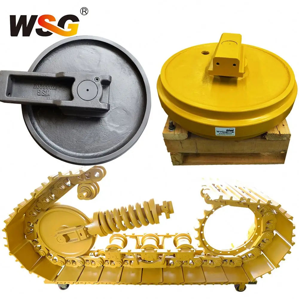 E345 E345B Front Idler Guide Wheel Undercarriage Spare Parts For Caterpillar 345BL 345D Idler CR6597 115-6366 248-7151