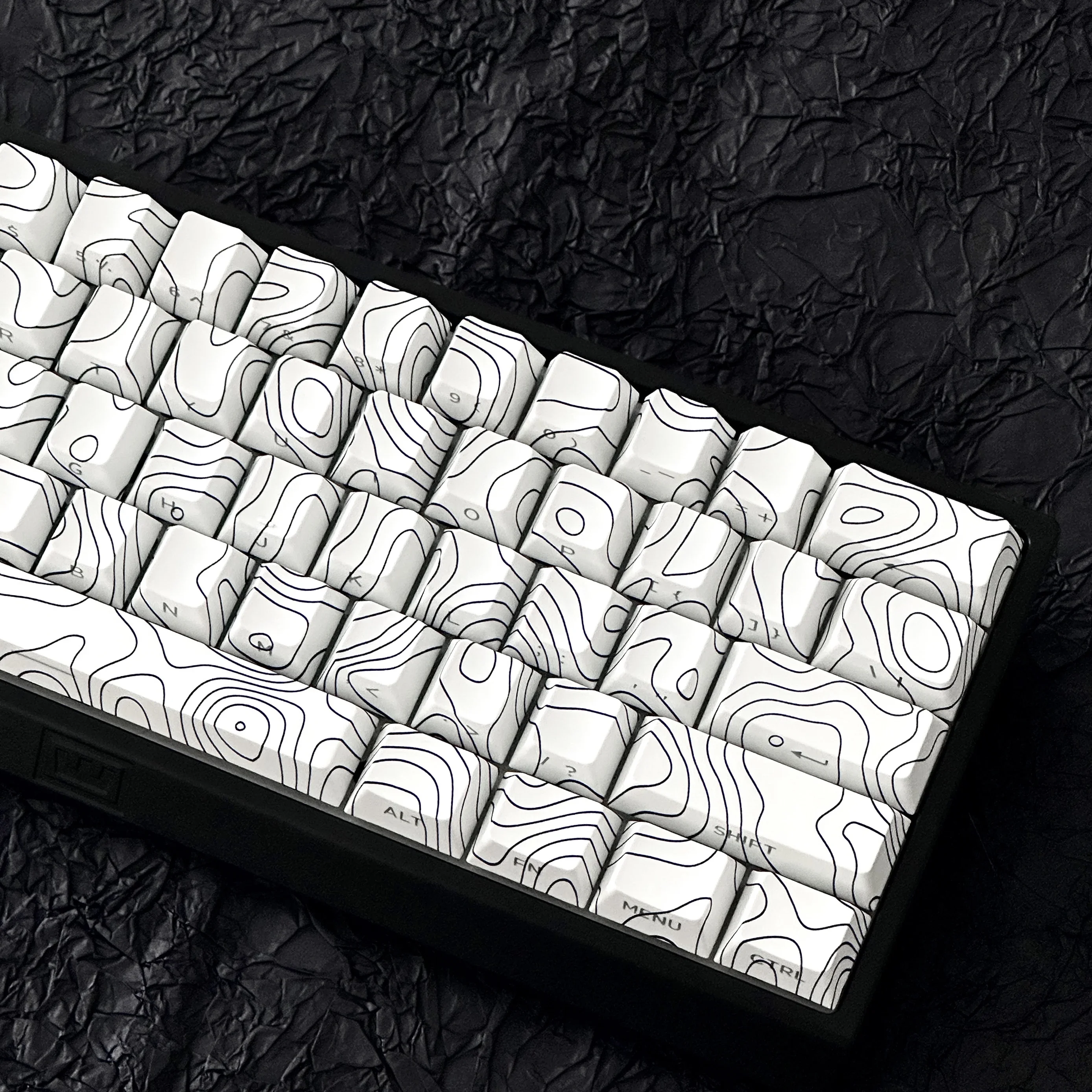 Contour keycaps, side-engraved light-transmitting original highly sublimated PBT keycaps