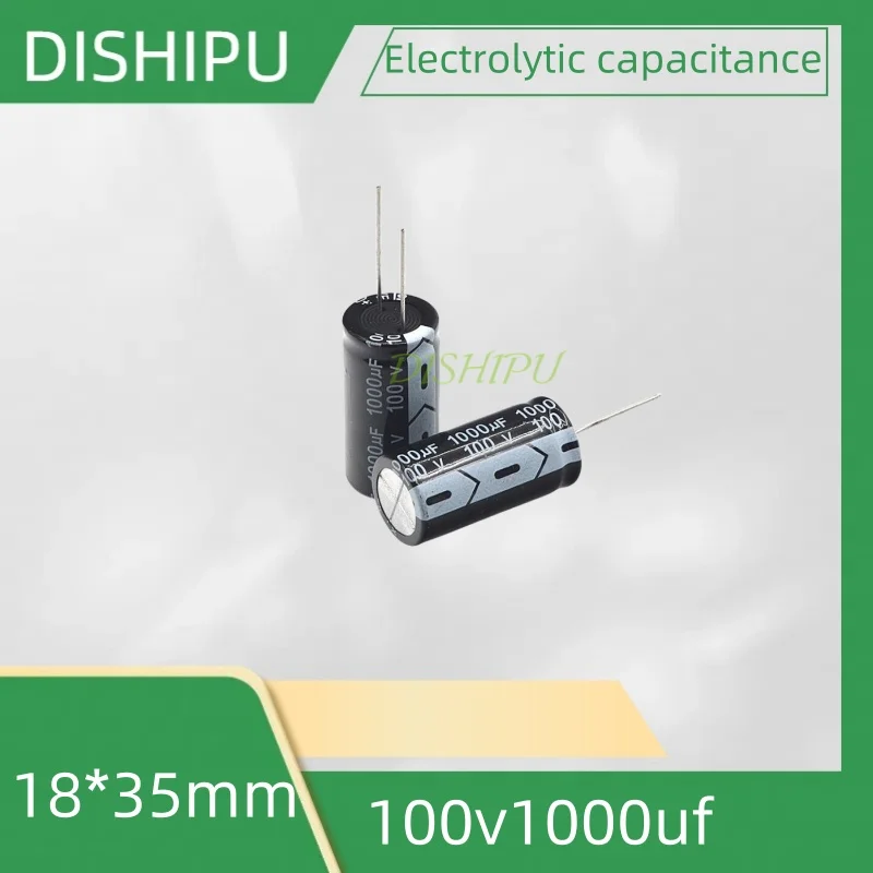 

5pcs 100v1000uf electrolytic capacitor volume 18*35mm