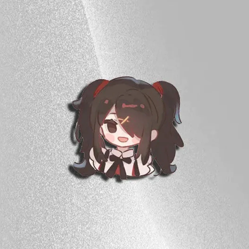 2pcs Needy Girl Overdose Acrylic Pins KAngel Ame Chan Brooches NGO Goods Collection Kawaii Bag Ornament Cartoon Friend Fan Gift