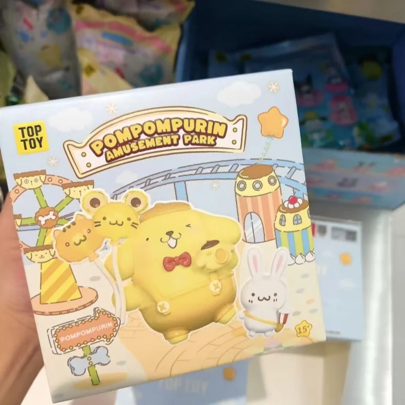 ของแท้ TOPTOY ซานริโอ ปอมปอมปูริน พาร์ค บลายด์บ็อกซ์ ของเล่นสุดฮิต ตุ๊กตาตั้งโต๊ะน่ารัก ของสะสม ตุ๊กตา ของขวัญวันเกิดสำหรับเด็กผู้หญิง