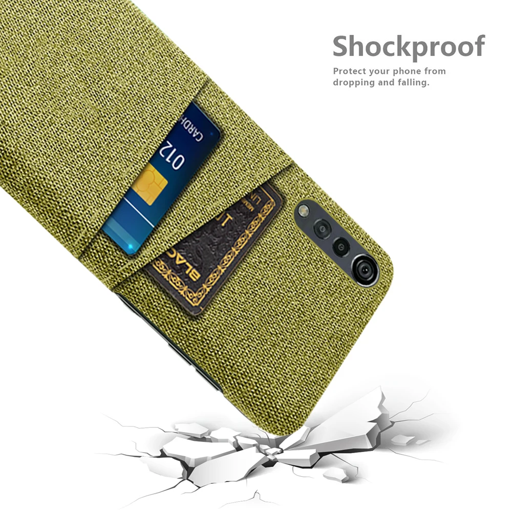 Fabric Case For LG Velvet 4G 5G Dual Card Cloth Luxury Business Cover LG Velvet Wallet Back Coque for LG Velvet 6.8" Fundas view 4