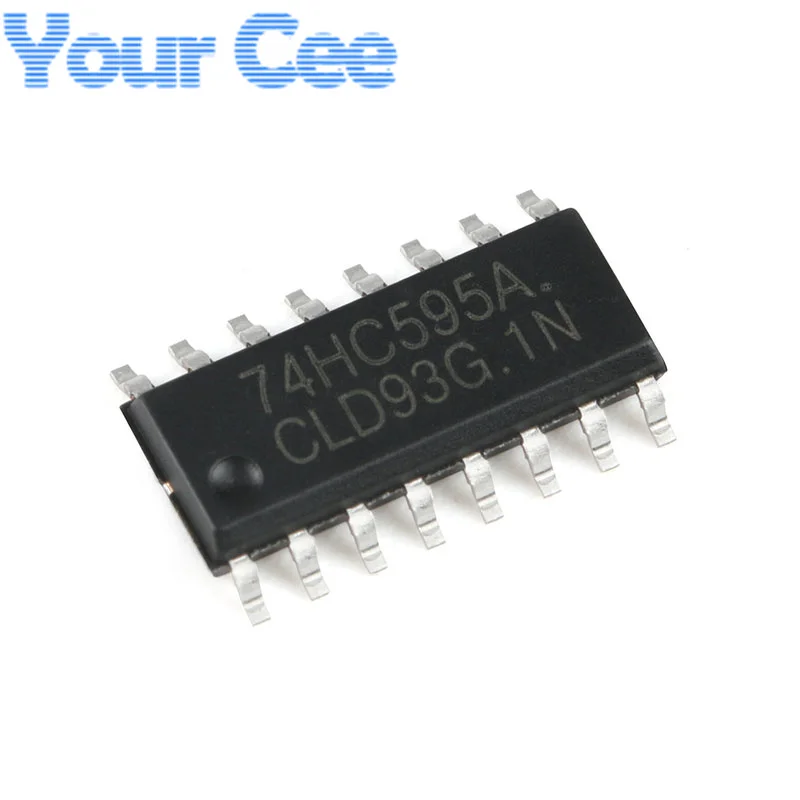 50 шт. 74HC595A 74HC595 SOIC-16 драйвер дисплея IC логический чип SMD