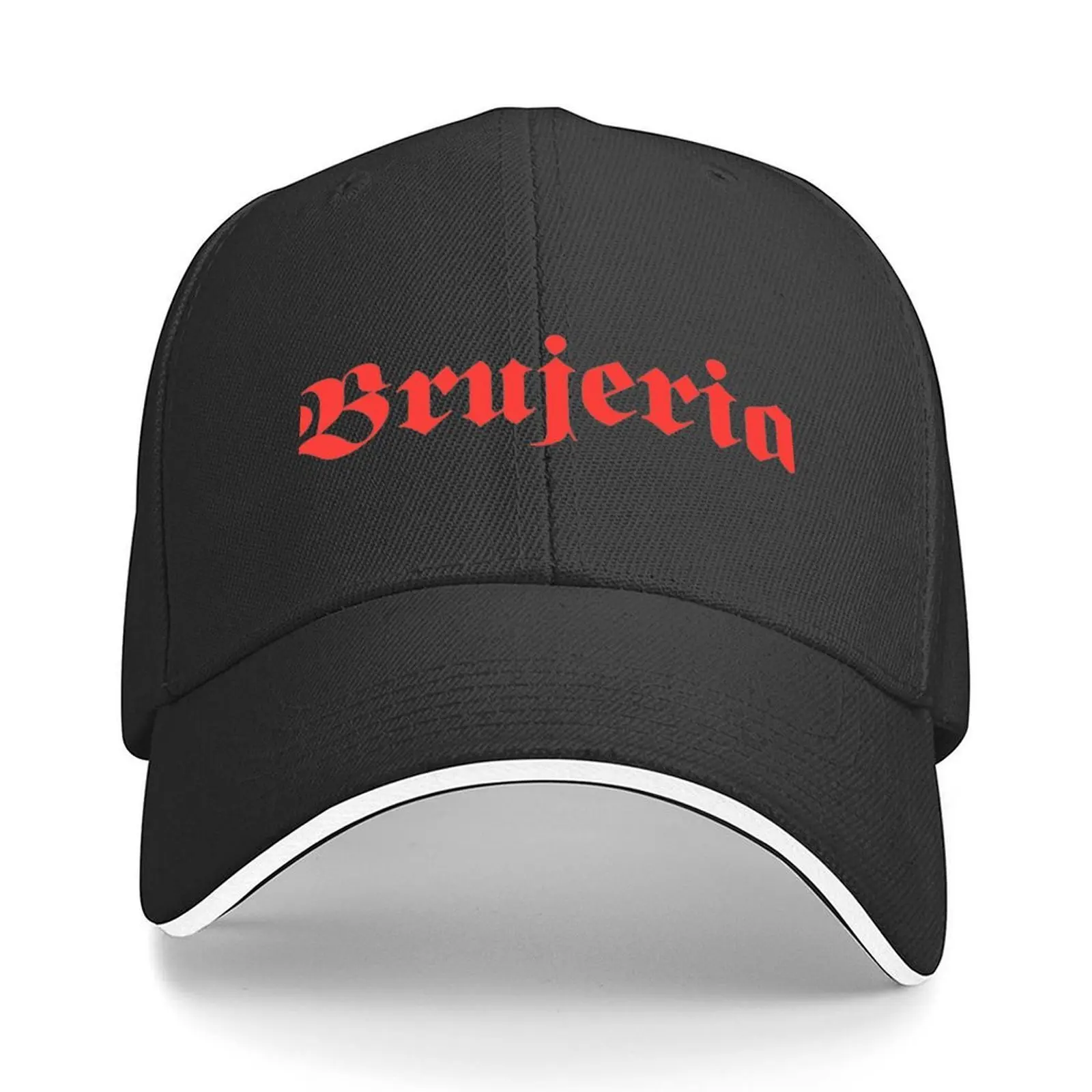 

Brujeria (Transparent) Red Baseball Cap Sports Cap Hip Hop Hat Man For The Sun designer cap Women's Men's