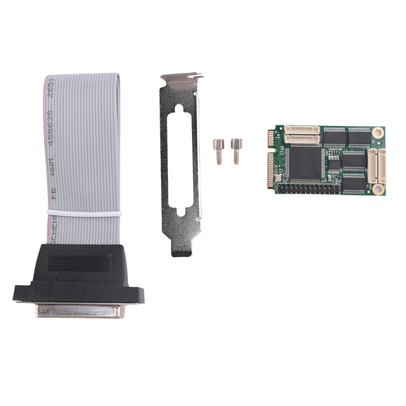 Mini PCIE CH384L 1P DB-25 Parallel Port Card Native Industrial LTP1 Parallel Printer Port Expansion Adapter