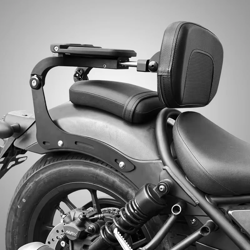 For Honda 17-26 Rebel 300 E-Clutch 500 SE CM300 CM500 CMX 300 500 Motorcycle Backrest Multi Puporse Adjustable Folding Sissy Bar