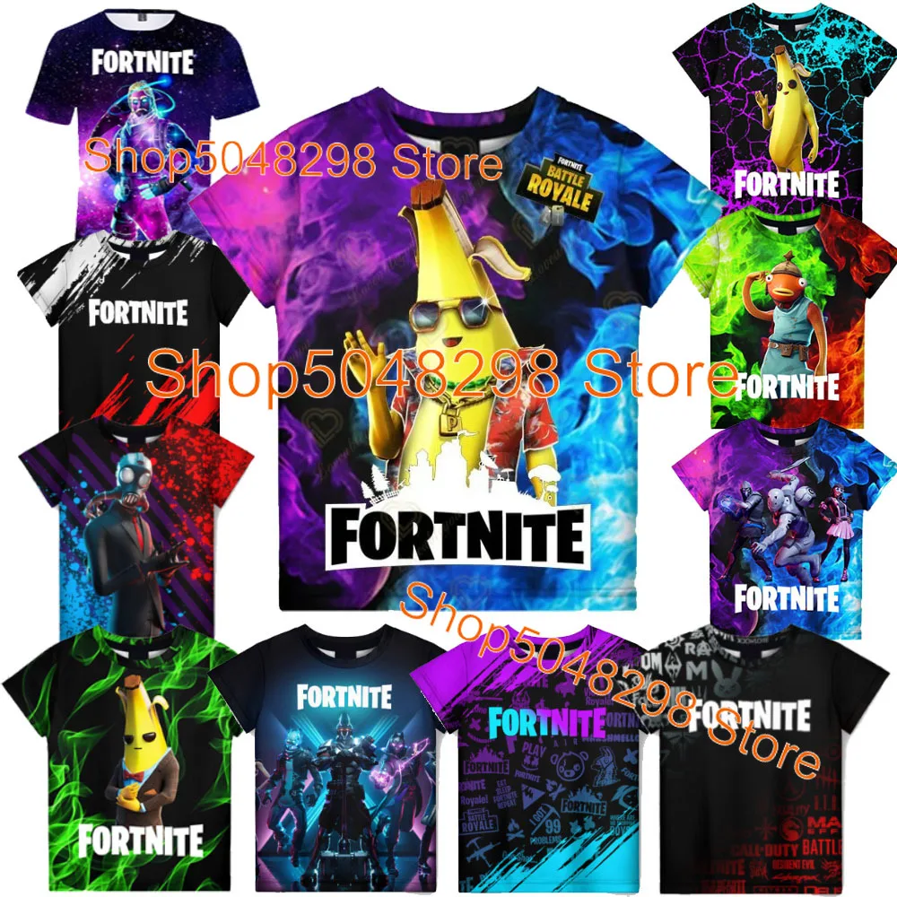 Bao Bros Bear 3D Printed Women T-shirt Fortnited 8 To 19 Years Kids Tees Cartoon Tops Teen Clothes Game Hero T Shirt Boys Girls
