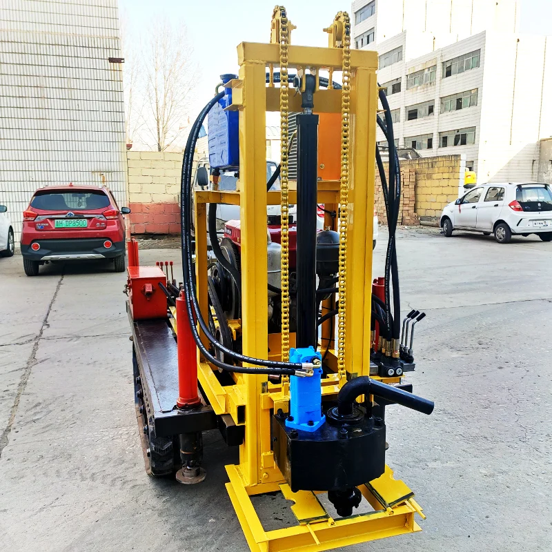 Customized 150m Crawler Hydraulic Drill 25HP Diesel Precision Water Well Drilling Rig