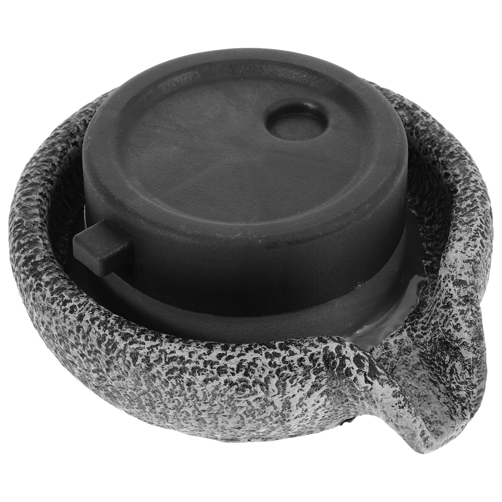 1 مجموعة مطحنة المياه الصغيرة محاكاة حجر مطحنة زخرفة دائم DIY المشهد الصغير المشهد تخطيط التصوير الدعامة صور الدعامة