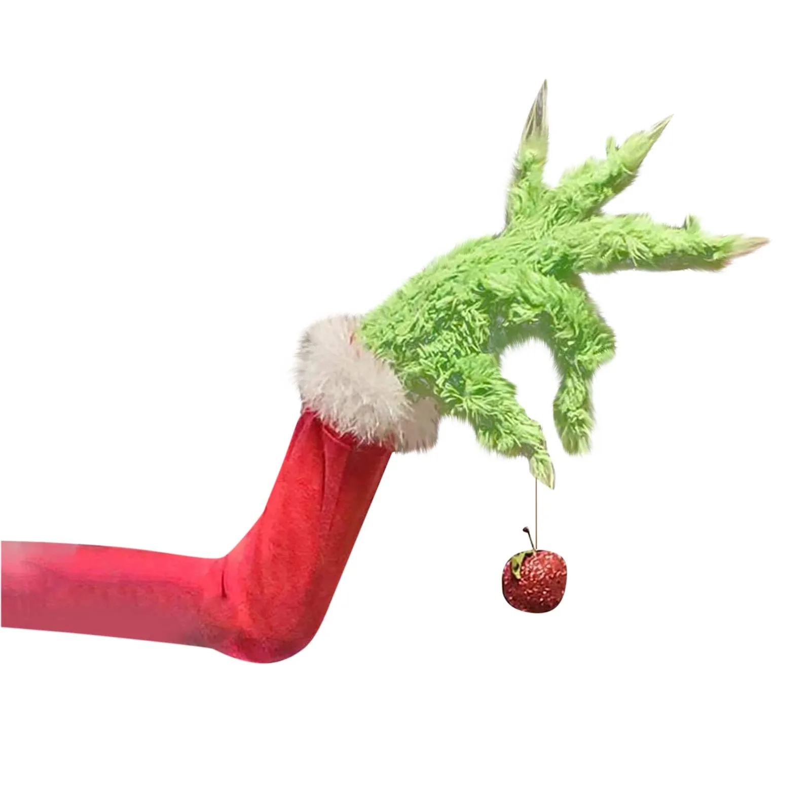 Bambola di peluche di natale regalo bambola di pezza per bambini in stile cartone animato, decorazione di fascino di peluche di natale Grinch