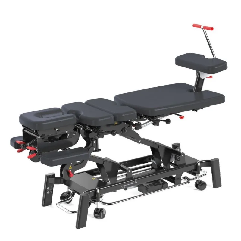 Electric lifting American spine bed, manual bed spinal stretching massage bed