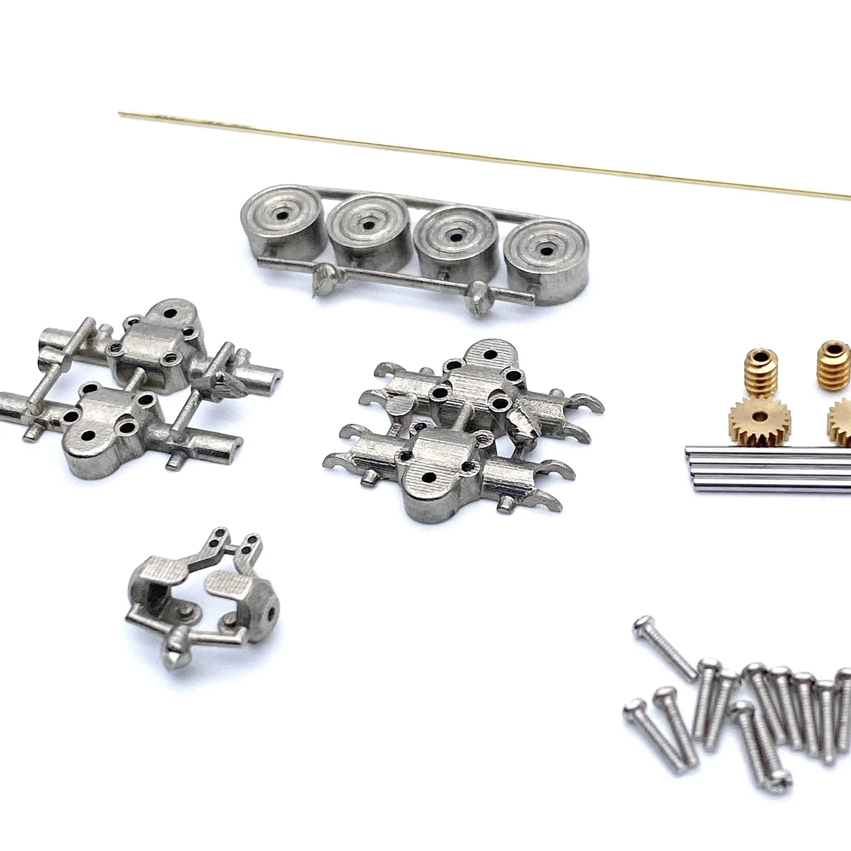 1:87 Rigid Axle Kit 1:72 Static Modification Axle DIY Accessories 1:20 Worm Gear Transmission