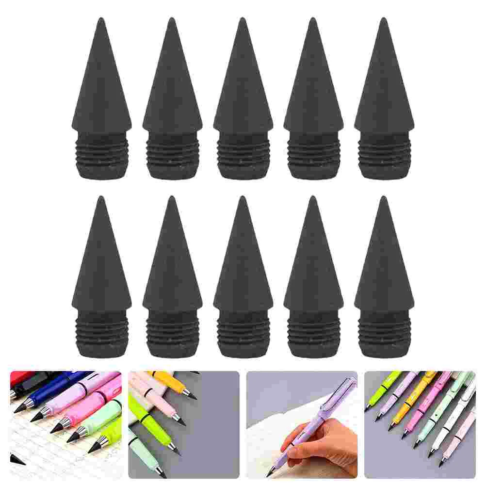 

10 Pcs Replacement Pencil Tip Inkless Refill Everlasting Refills Tips Sketch Writing No Cutting Student