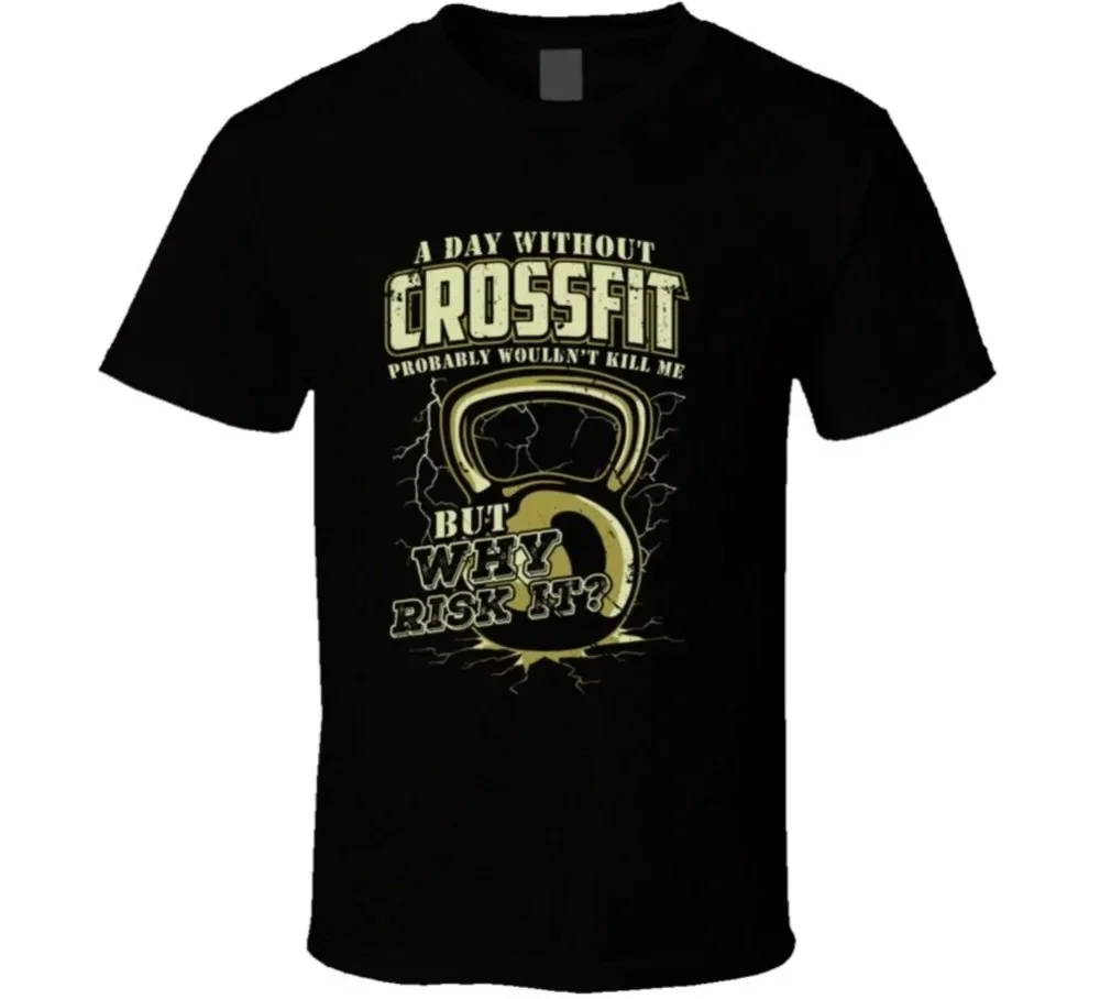 Cross Fit Training T-Shirt Kettle Bell Train Gym Tee Funny Men'S Tops Tee Casual Street Wear T Shirt Cross Fit T Shirt Dress