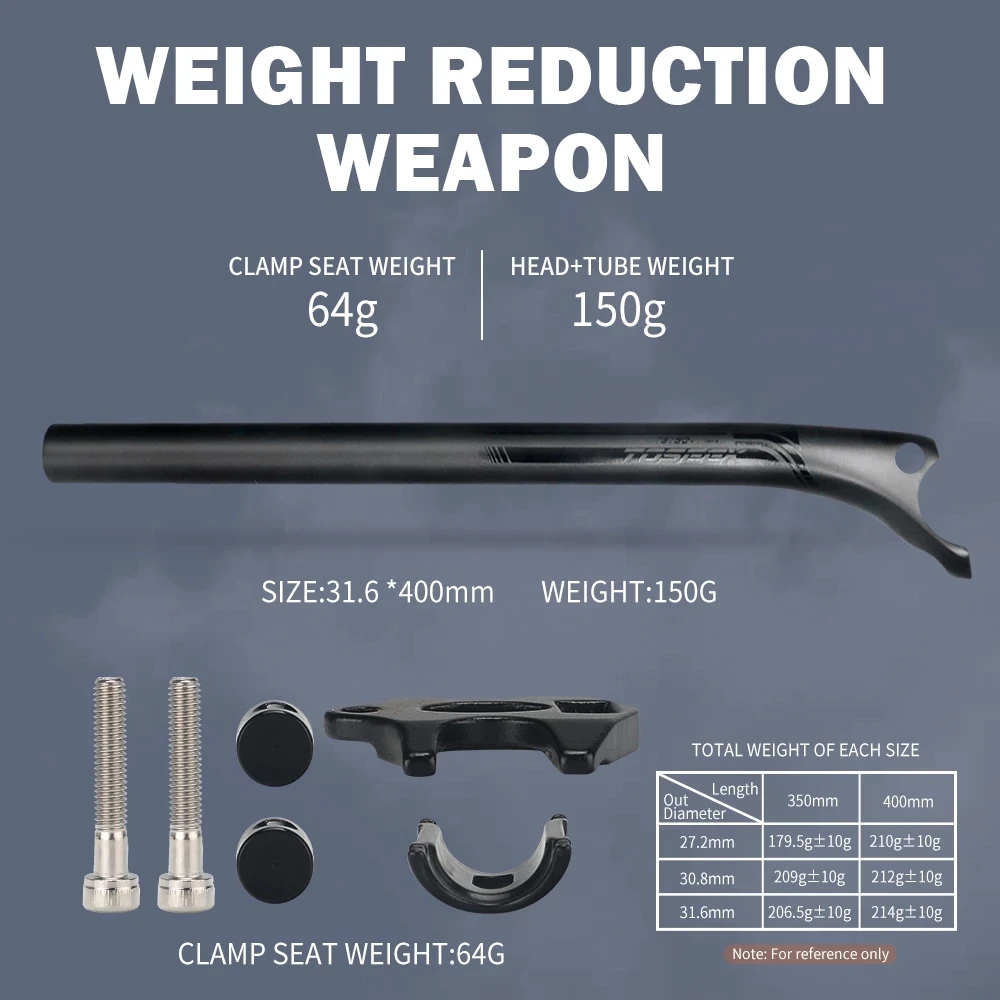 TOSEEK أسود ماتي ألياف الكربون دراجة Seatpost إزاحة 20 مللي متر الدراجة الجبلية مقعد آخر الدراجات الطريق مقعد أنبوب أجزاء 27.2/30.8/31.6 مللي متر #3