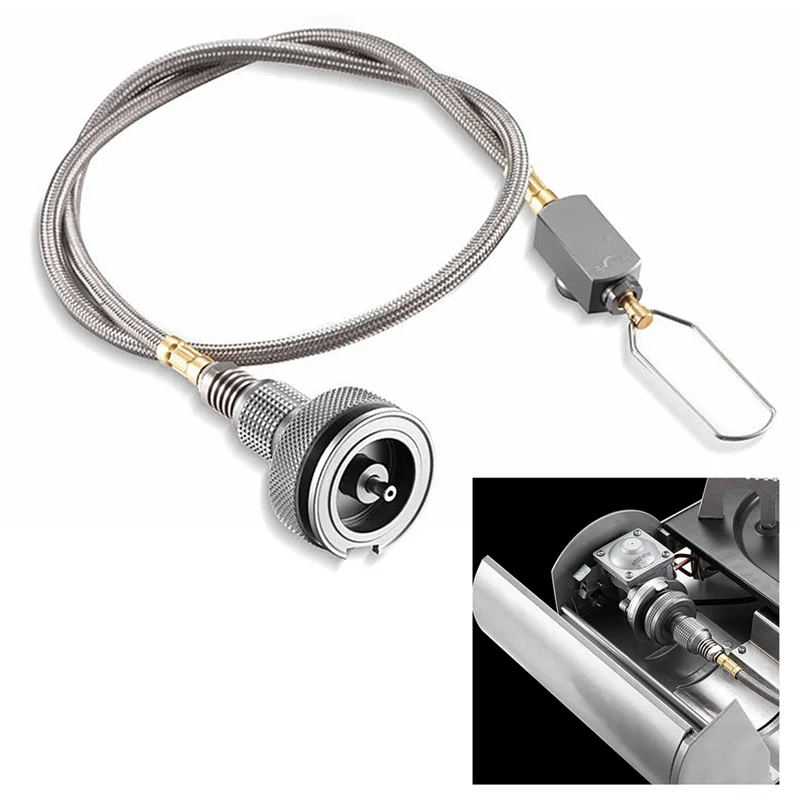 A51M-Outdoor Stove Gas Adapter Split Stove Converter Gas Tank Adaptor For Camping Cooking Picnic Camping Equipment