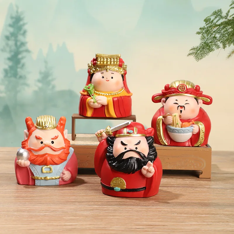 Factory Guochao Style Various Immortals Entrance Decoration & Emotional Ornaments, Desktop Cultural Creatives, Mini Zhong Kui &