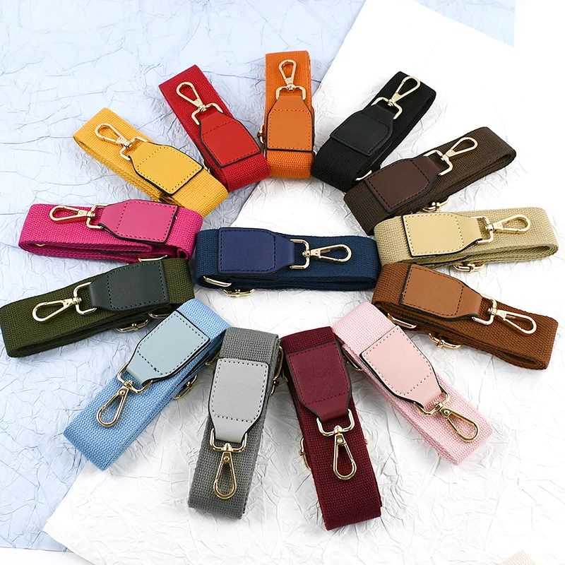 1Pc Deepeel 3.8cm Nylon Shoulder Bag Strap Adjustable Webbing Replaceable Belt for Crossbody Bags Handbag DIY Craft Accessories