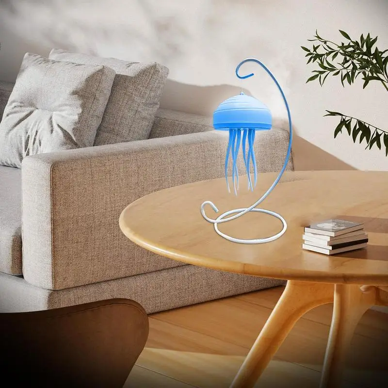 

Jellyfish Night Lamp Tabletop Rotating Lamps Tabletop Light With Dynamic Rotation Design Creative Sleeping Night Light For