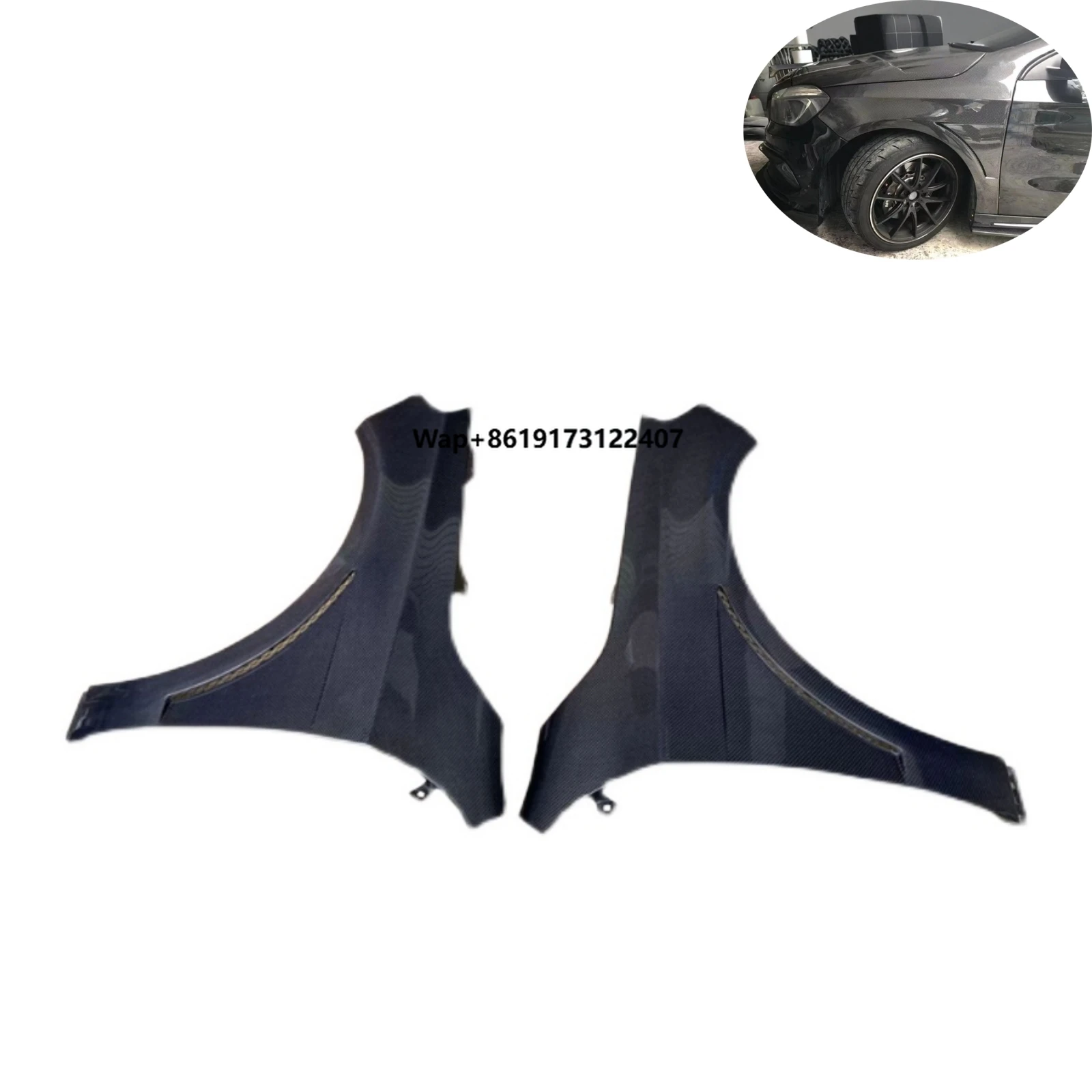 

High Quality Carbon Fiber Fender for A-Class W176 A200 A250 A45 Carbon Apex Brand New 3 Month Warranty