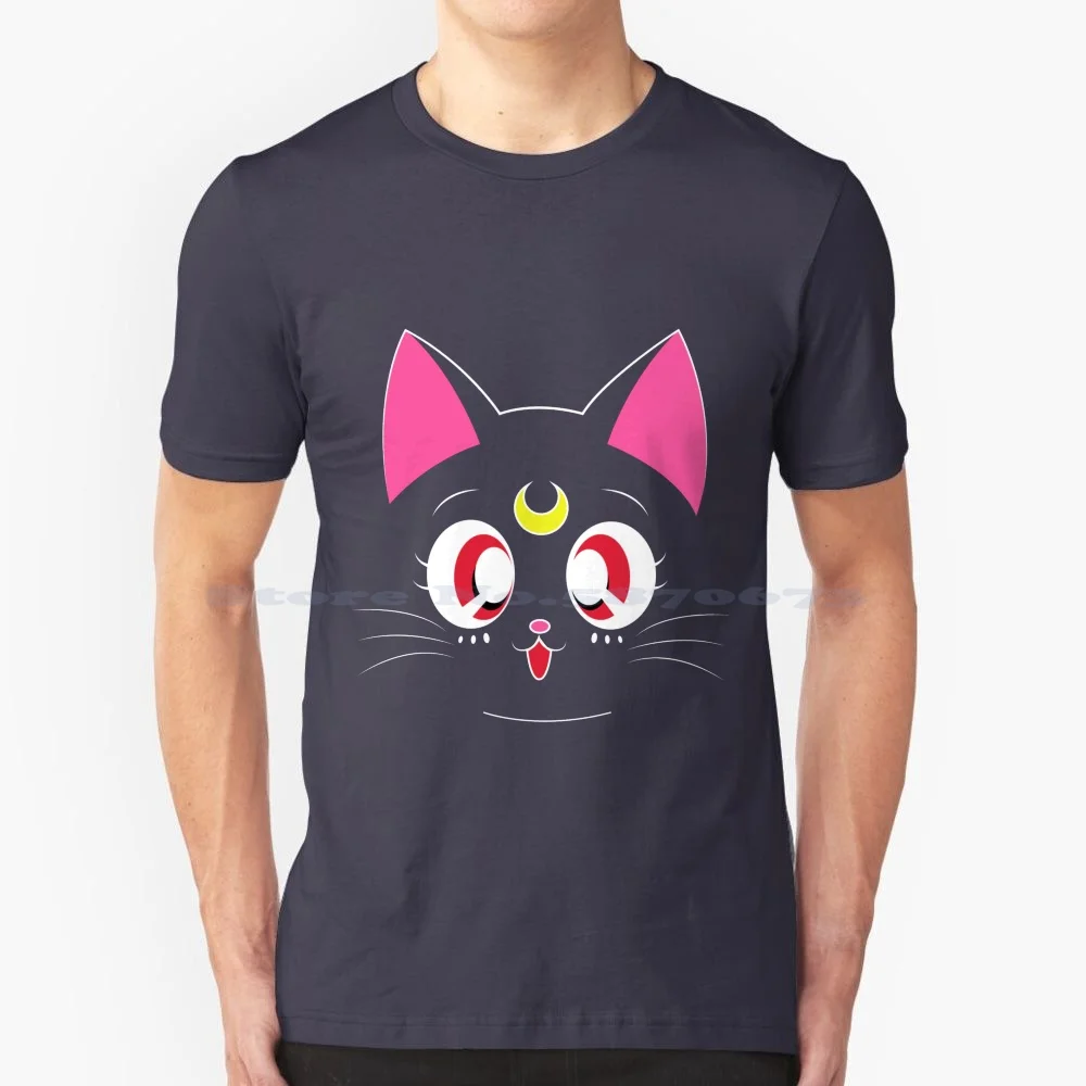 Luna! T Shirt 100% Cotton Tee Luna Jupiter Mars Senshi Luna Cat Kitty Kitten Lolcat