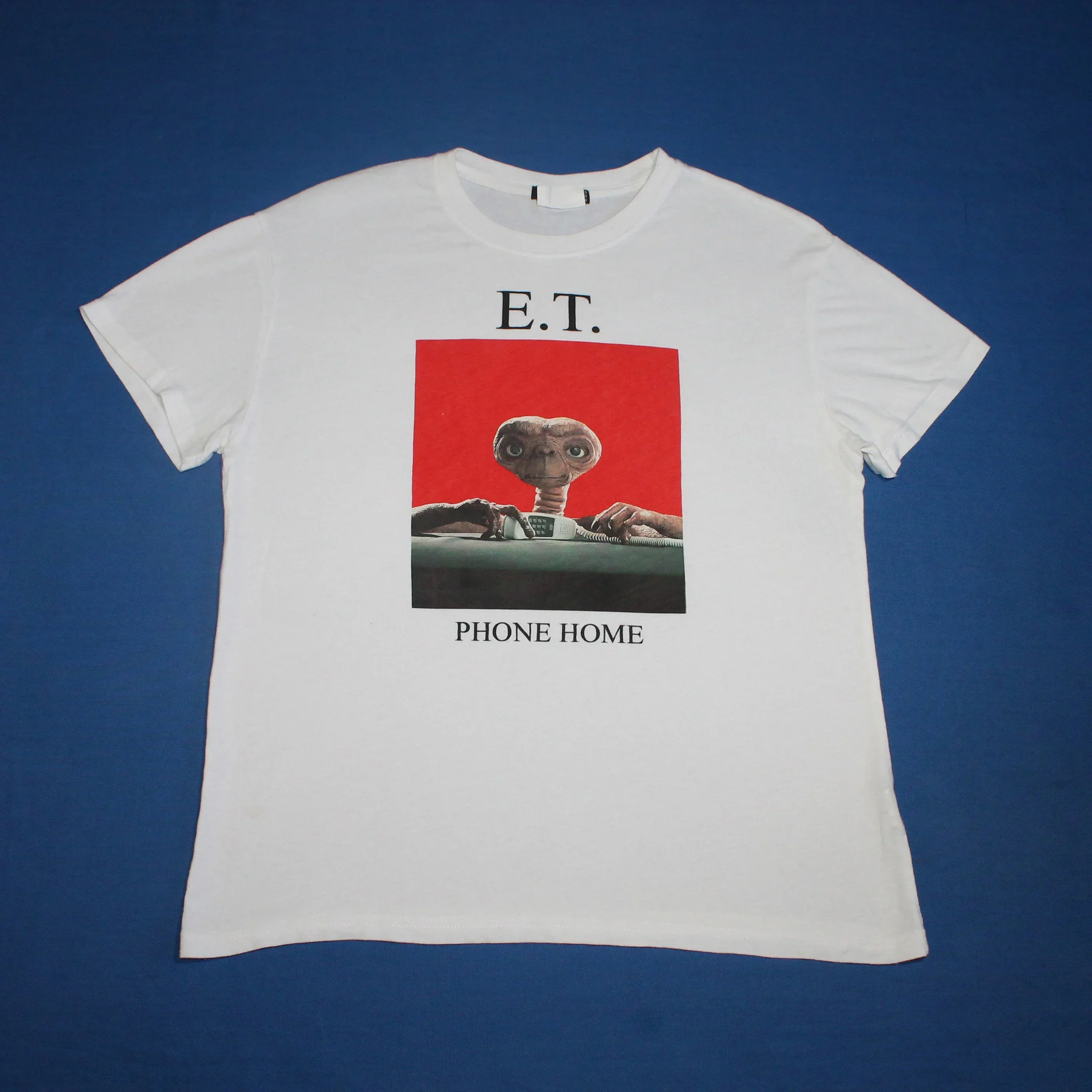 Harajuku Top Vrouwen T-shirt Casual Dames Basic O-kraag Korte Mouwen Vrouwen ET Thema Print T-shirt Meisje, drop Ship