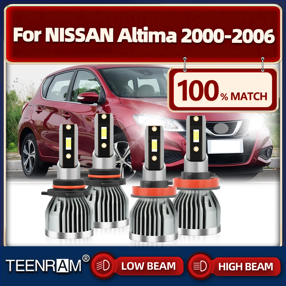 

Turbo LED Headlight 40000LM 240W CSP Chips Auto Lamps Bulbs 6000K White For NISSAN Altima 2000 2001 2002 2003 2004 2005 2006