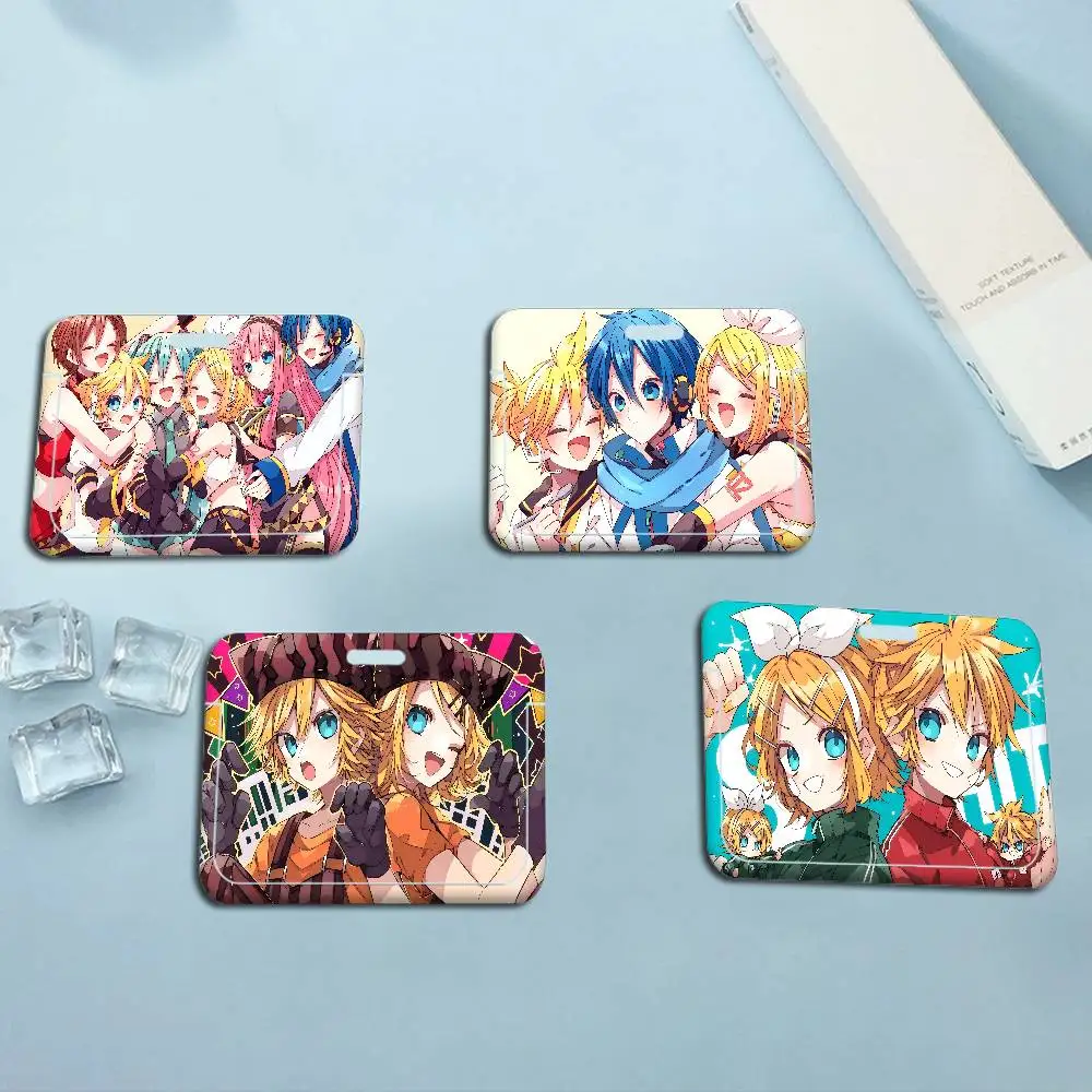 

Держатель для ID-карт K-Kagamine-Len с ремешком на шею, чехол для кредитных карт, держатель для пропусков, подарок