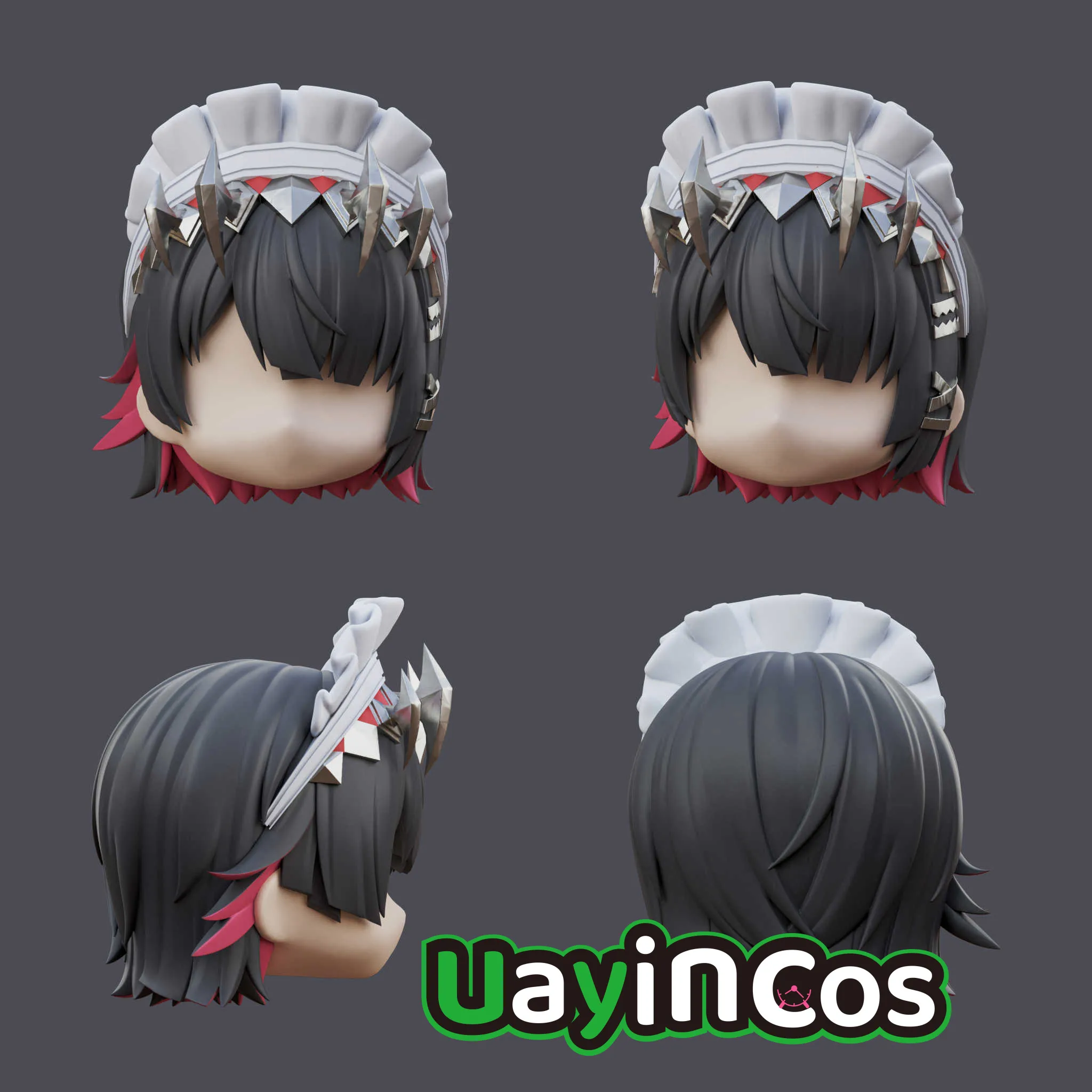 

Zenless Zone Zero Ellen Joe ручной работы OB11OB22 Gsc BJD парик для волос съемные аксессуары для кукол игровой реквизит аниме фигурка игрушка ребенок
