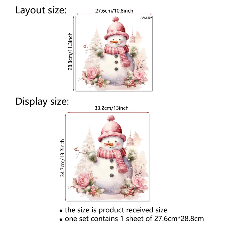 Christmas Stickers Santa Claus DIY Waterproof Kids Games Sticker Children Party Decor Toy New Year Party  Home Decor