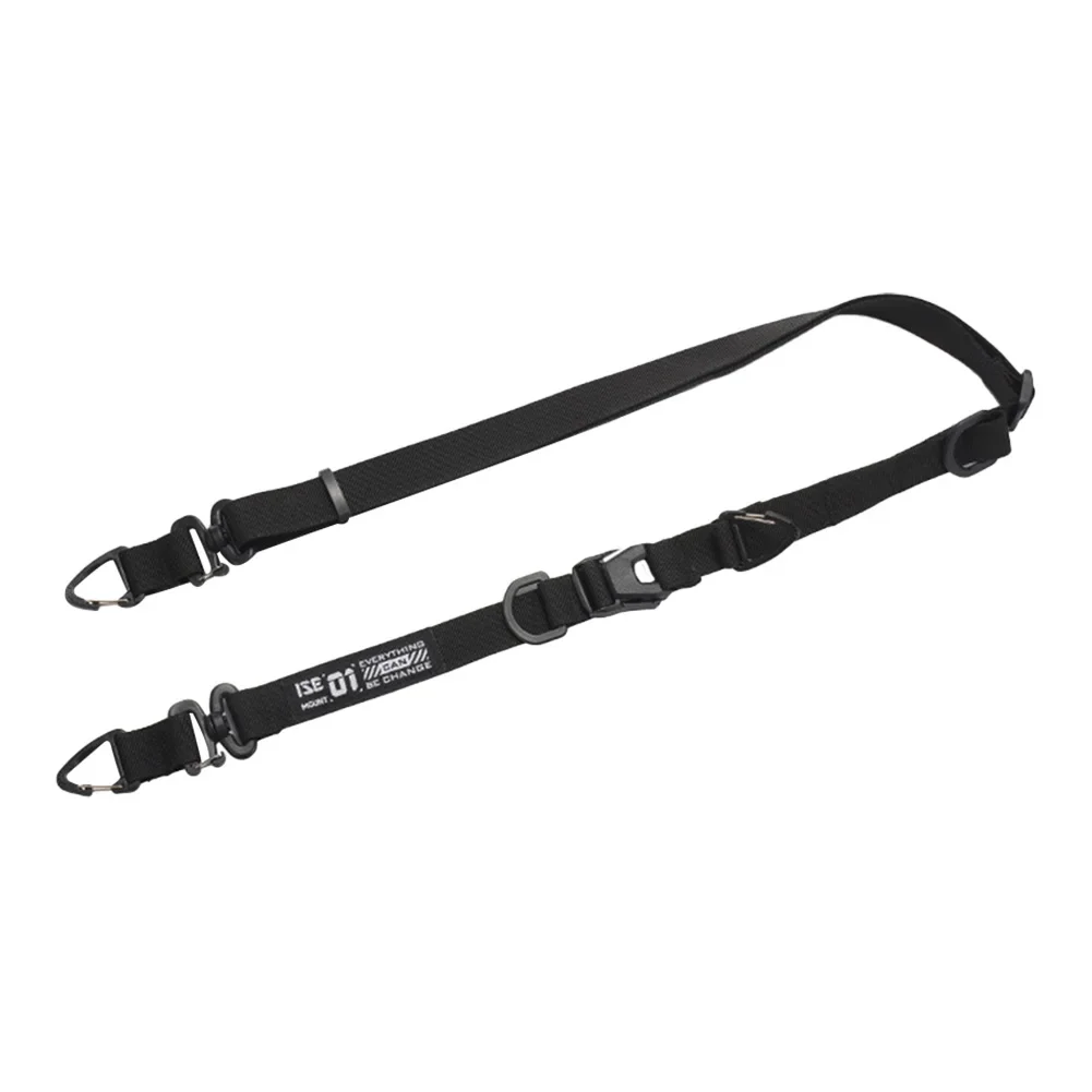 Outdoor Camping Molle Sling Shoulder Strap with Hanging Ring Quick Release Bag Strap Adjustable Crossbody Strap