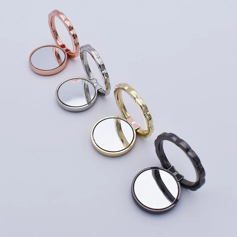 Mirror Ring Buckle 360 Degree RotationNew Multifunctional Bracket Universal Wholesale Ring Holder for Phone