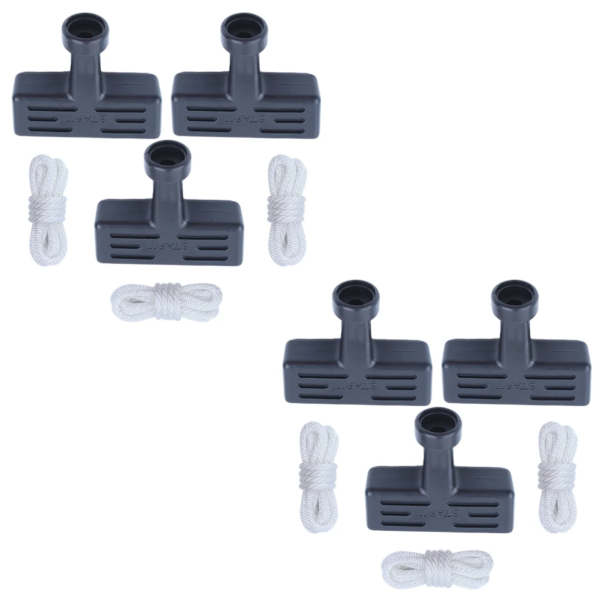 6PCS Recoil Starter Pull Handle Grip & Rope Kit for Honda GX100 GX120 GX160 GX240 GX270 GX390 Engine Motor Trimmer Brush Cutter