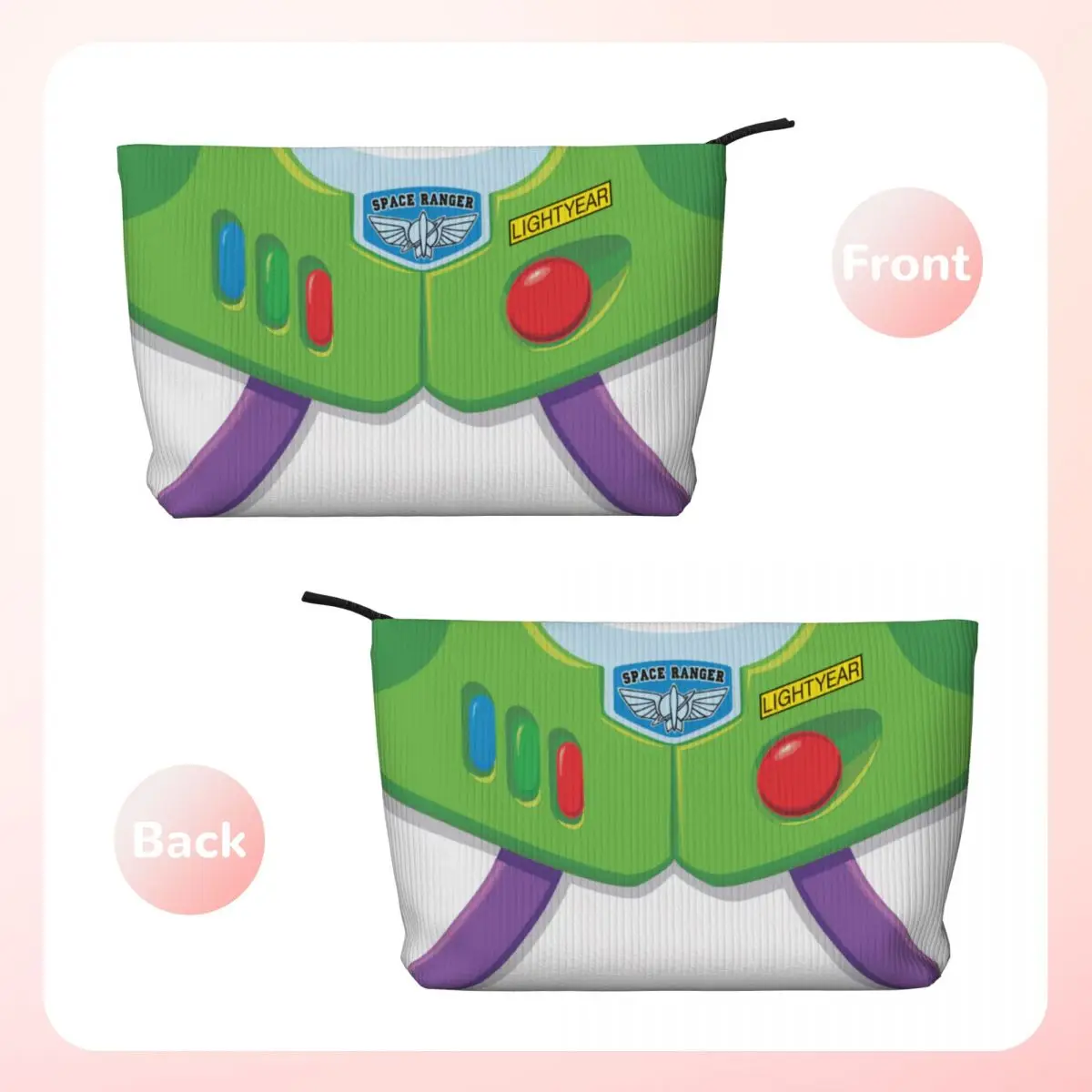 Custom Toy Story Buzz Ranger Suit Cosmetic Bag Women Fashion Large Capacity Makeup Case Beauty Storage Toiletry Bags