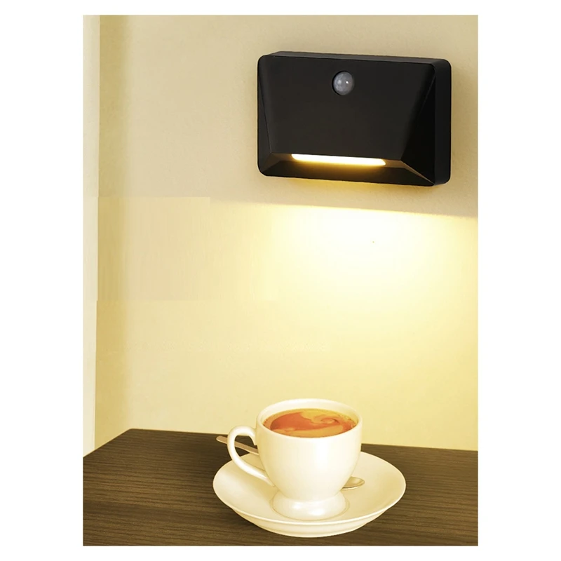 Home Corridor Night Light Human Body Sensor Light Smart LED Dormitory Charging Wall Light