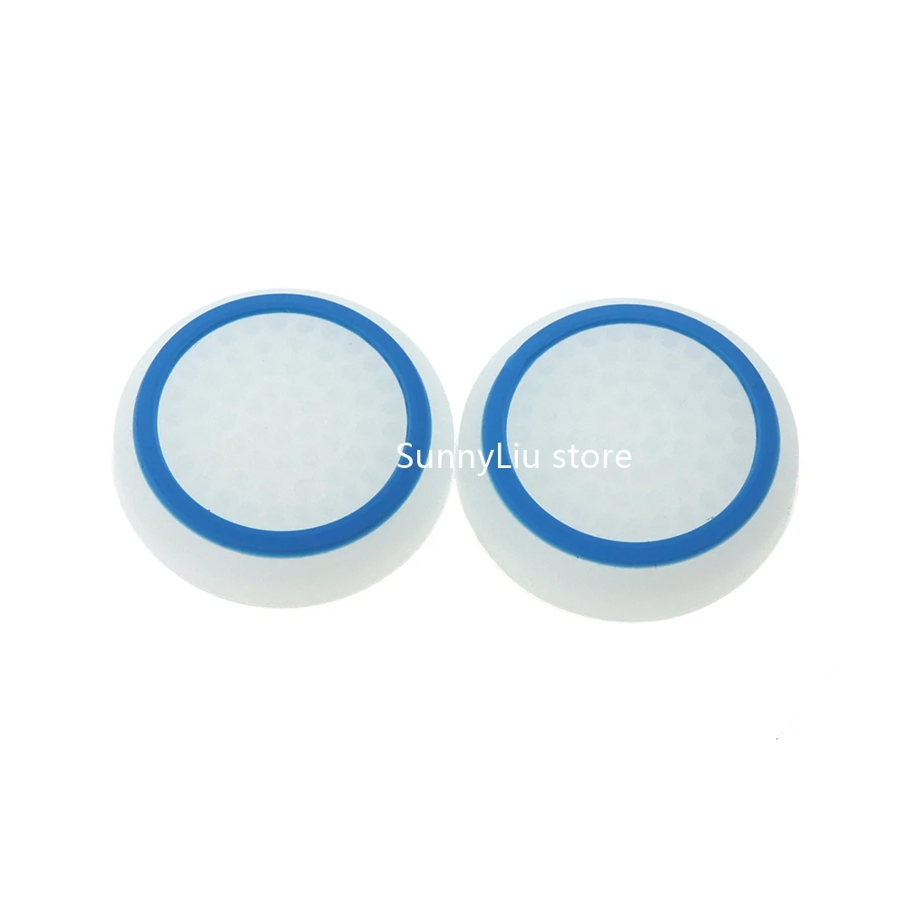 10 шт., 9 цветов, светящиеся, нескользящие силиконовые колпачки для джойстика для паровой деки для PS5, силиконовые мягкие колпачки для ручки для большого пальца