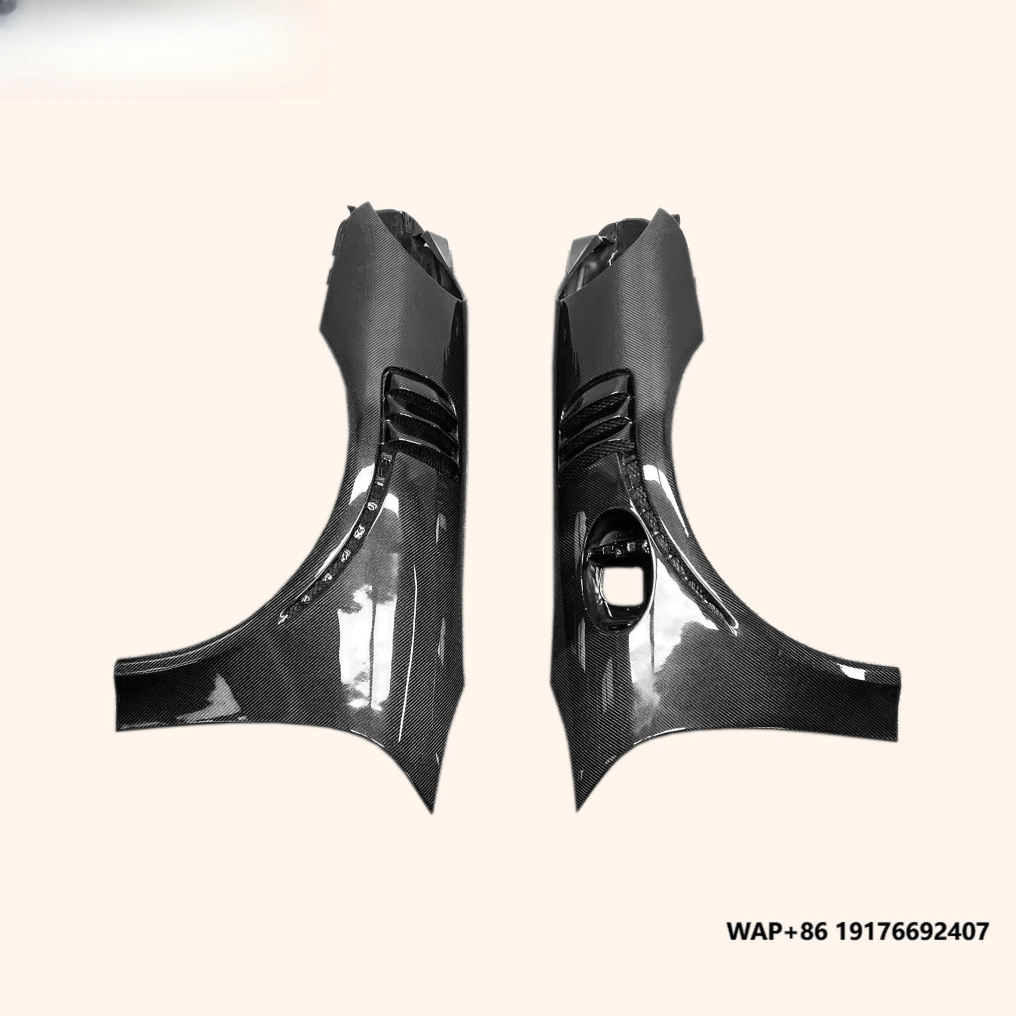 

ForPorsche 911 997.2 09-13 Carbon KZ Style Front Bumper Side Vented Fender Pair