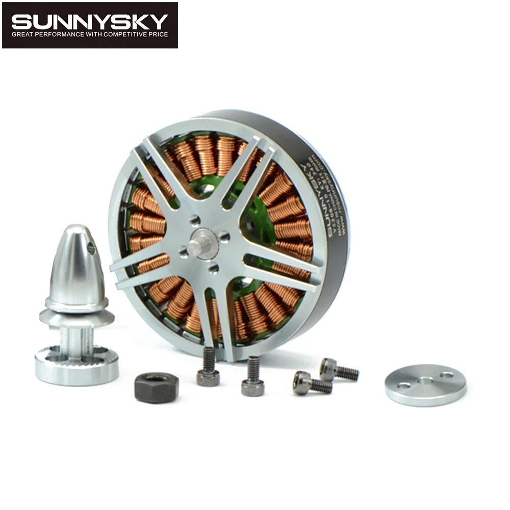 SUNNYSKY – moteur sans balais V5208 KV340 4-6S, 880W, 4.0mm, pour Drone RC à ailes fixes, avion, jouet