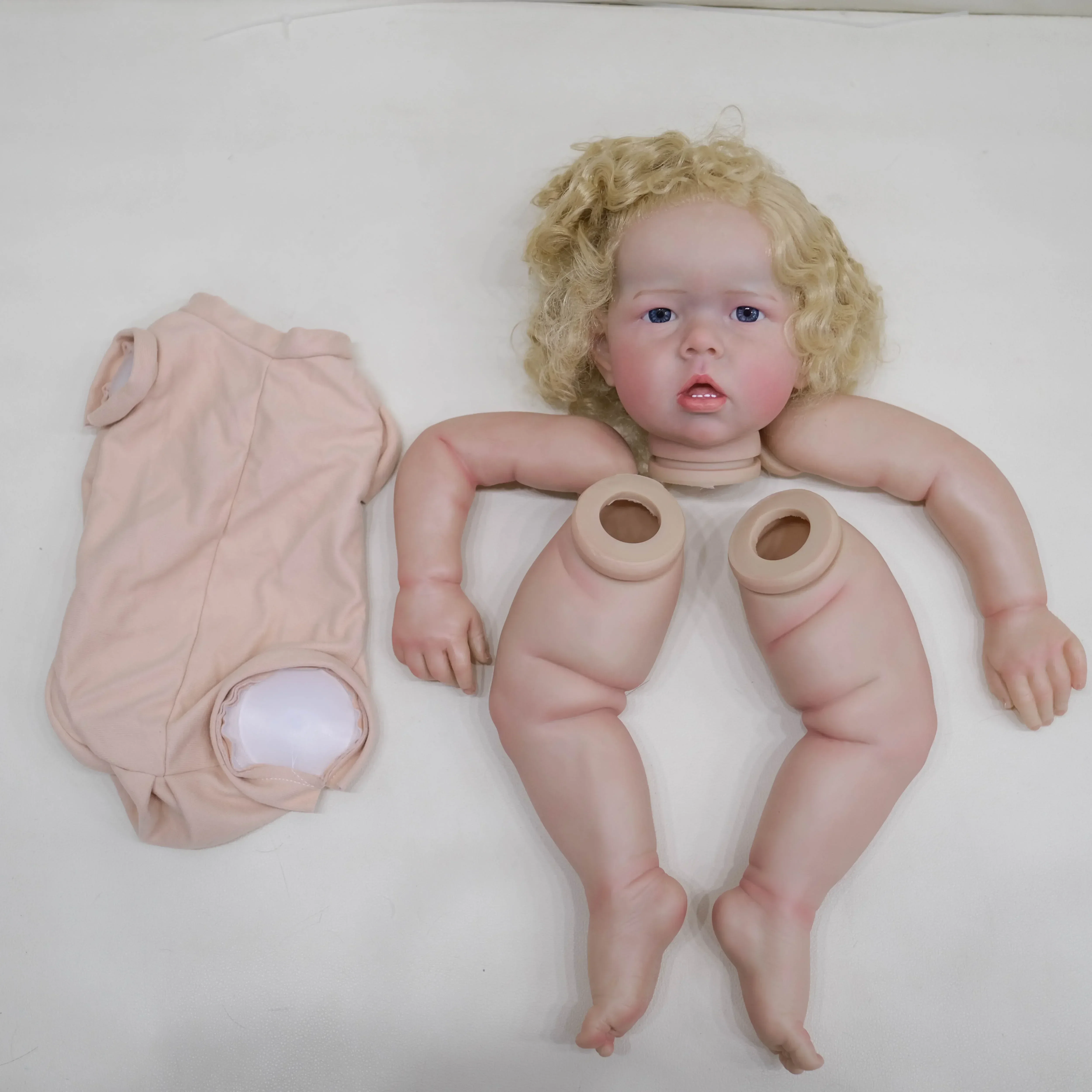 28inch Liam Already Painted Kit Doll Reborn Toddler 6 Month Size Kits with Hand Rooted Hair Very Lifelike Baby Doll DYI Toys