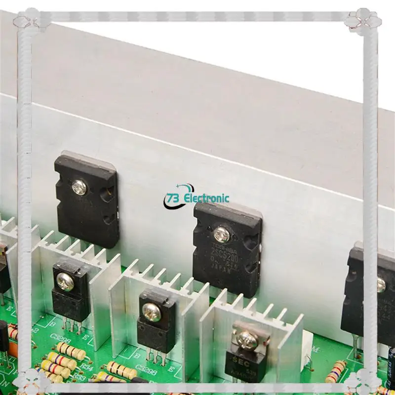 24-Hour Delivery 2X 500W A1943/C5200 Highly Power Subwoofer Sound Amplifiers Board AC24-30V Heavy Bass Sound Amplificador Module