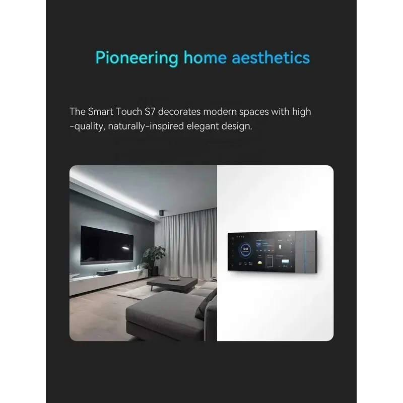 S7 اتصال أتمتة SIP نظام المنزل الذكي لوحة اللمس التحكم